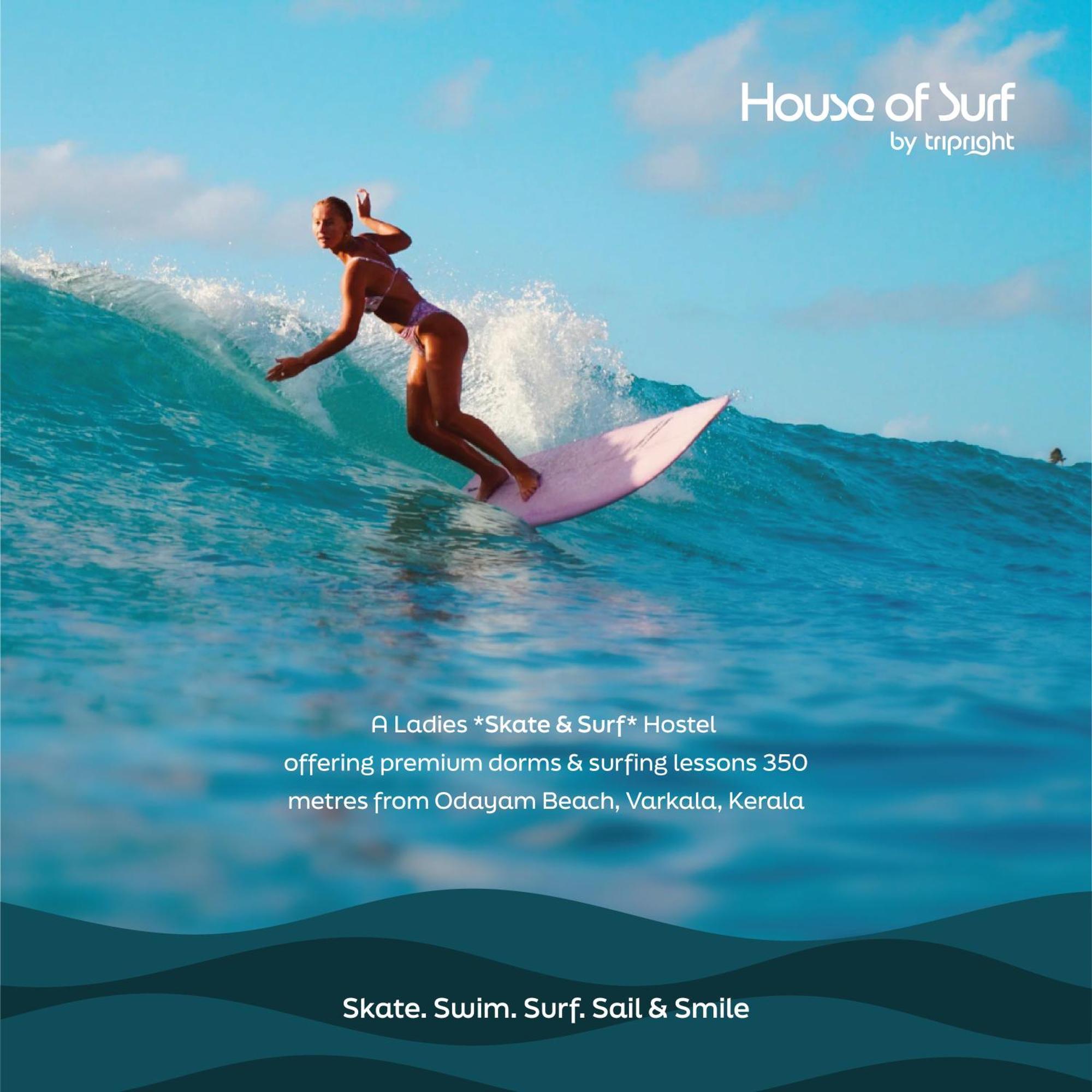 House Of Surf Hostel For Women Варкала Экстерьер фото